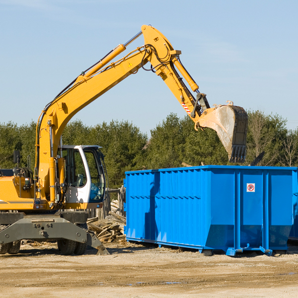 what size residential dumpster rentals are available in Oakland